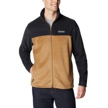 Kurtka Polarowa Columbia Steens Mountain Full Zip 2.0 (stojący kołnierz, miękki materiał) jasnobrązowa/czarna męska