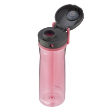 Contigo Butelka na napoje Jackson 2.0 Autopop (przeciw wyciekowi, szybkie dostarczanie płynów) 720ml różowa - 1 butelka