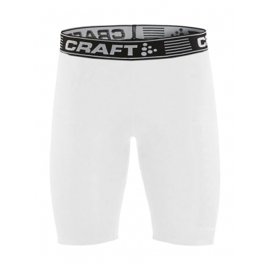 Craft Kompresyjne Szorty Boxer (dopasowane) Pro Control białe Mężczyźni