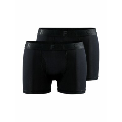 Craft Funkcjonalna bielizna Boxershort Core Dry 3-Inch (oddychająca, wysoki komfort noszenia) czarny Mężczyźni - 2-pak