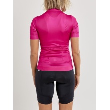 Craft Koszulka rowerowa Core Essence Jersey Tight Fit (optymalna swoboda ruchów) różowa damska