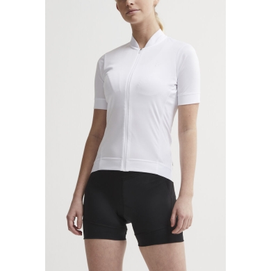 Craft Koszulka rowerowa Core Essence Jersey Tight Fit (optymalna swoboda ruchów) biała damska