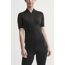 Craft Koszulka rowerowa Core Essence Jersey Tight Fit (optymalna swoboda ruchów) czarna Damska