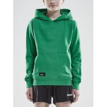 Craft Bluza z kapturem Hoodie Community (dopasowanie sportowe) zielona dziecięca