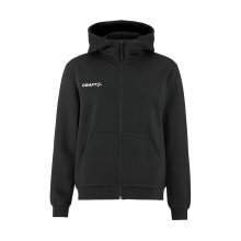 Craft Bluza z kapturem Community 2.0 Logo Full Zip Hoodie (Bawełna/Poliester) czarna Damska