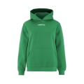 Craft Bluza z kapturem Community 2.0 Logo Hoodie (dopasowanie sportowe) zielona Damska