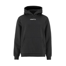 Craft Bluza z kapturem Community 2.0 Logo Hoodie (dopasowanie sportowe) czarna Damska