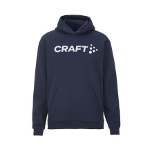 Craft Bluza z kapturem Community 2.0 (wysoki komfort noszenia) granatowa męska