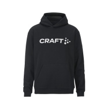 Craft Bluza z kapturem Community 2.0 (wysoki komfort noszenia) czarna męska