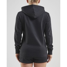 Craft Bluza z kapturem Hoodie Community FZ (Zamek błyskawiczny z przodu, sportowy krój) czarna Damska