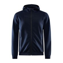 Craft Bluza z kapturem Core Soul Full Zip Hood (miękki materiał, z kieszeniami na zamek błyskawiczny) ciemnoniebieski Mężczyźni