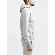 Craft Bluza z kapturem Hoodie Core Soul (komfortowy krój) jasnoszary Mężczyźni