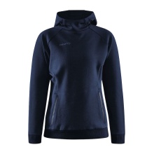 Craft Bluza z kapturem Hoodie Core Soul (komfortowy krój) ciemnoniebieski Damski