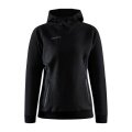 Craft Bluza z kapturem Hoodie Core Soul (komfortowy krój) czarna Damska