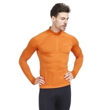 Craft Funkcjonalna bielizna termoaktywna z długim rękawem Core Dry Active Comfort Half-Zip (optymalna swoboda ruchów) pomarańczowa dla mężczyzn