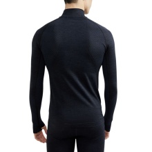 Craft funkcjonalna bielizna termoaktywna longsleeve Core Dry Active Comfort Half-Zip (optymalna swoboda ruchów) czarna męska