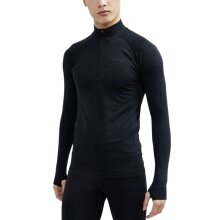 Craft funkcjonalna bielizna termoaktywna longsleeve Core Dry Active Comfort Half-Zip (optymalna swoboda ruchów) czarna męska