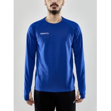 Craft Sportowa koszulka z długim rękawem Evolve Crew Neck - z materiału elastycznego - kobaltowy mężczyźni