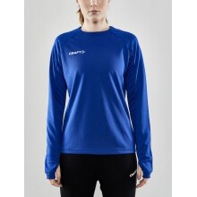 Craft Sportowa koszulka z długim rękawem Evolve Crew Neck - z materiału elastycznego - kobaltowa dla kobiet