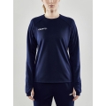 Craft Sportowa koszulka z długim rękawem Evolve Crew Neck - z materiału elastycznego - granatowa dla kobiet