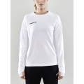 Craft Sportowa koszulka z długim rękawem Evolve Crew Neck - z materiału elastycznego - biała damska