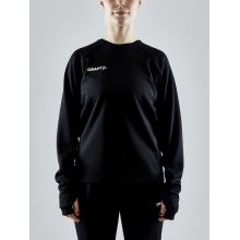 Craft Sportowa koszulka z długim rękawem Evolve Crew Neck - z materiału elastycznego - czarna dla kobiet