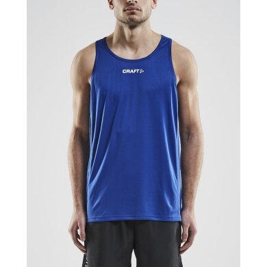 Craft Sport-Tank Rush Singlet (100% Poliester) bez rękawów kobaltowy męski