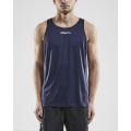 Craft Sport-Tank Rush Singlet (100% Poliester) bez rękawów granatowy męski