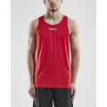 Craft Sport-Tank Rush Singlet (100% Poliester) bez rękawów czerwony męski