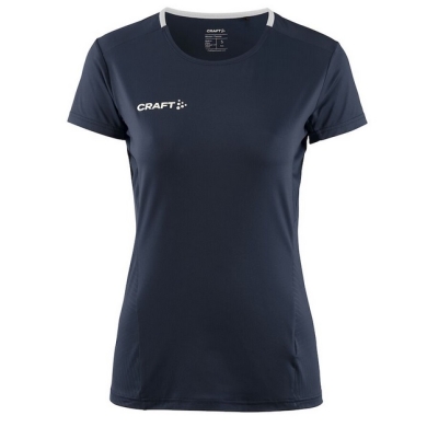 Craft Sport-Shirt Extend Jersey (recyklingowany poliester, wstawki z siateczki) kobaltowy damski