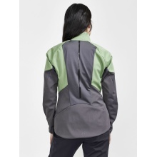 Craft Softshelljacke Glide (wiatrproof, wodoodporny) jadegrün/granitegrau Damen