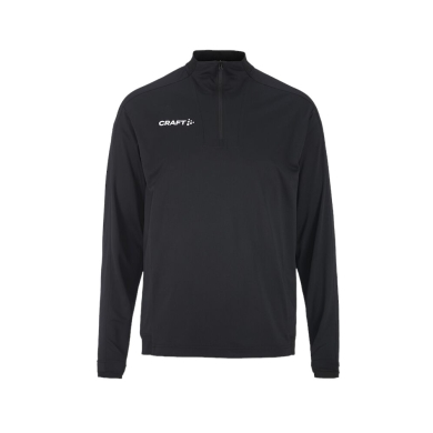 Craft Sportowa koszulka z długim rękawem Evolve 2.0 Halfzip (100% rec. poliester) czarna męska