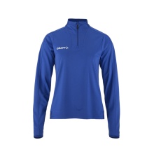 Craft Sportowa koszulka z długim rękawem Evolve 2.0 Halfzip (100% rec. poliester) kobaltowa damska