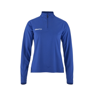 Craft Sportowa koszulka z długim rękawem Evolve 2.0 Halfzip (100% rec. poliester) kobaltowa damska