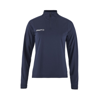 Craft Sportowa koszulka z długim rękawem Evolve 2.0 Halfzip (100% rec. poliester) granatowa damska