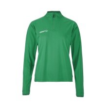 Craft Sportowa koszulka z długim rękawem Evolve 2.0 Halfzip (100% rec. poliester) zielona damska