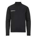 Craft Sportowa koszulka z długim rękawem Evolve 2.0 Halfzip (100% rec. poliester) czarna dziecięca