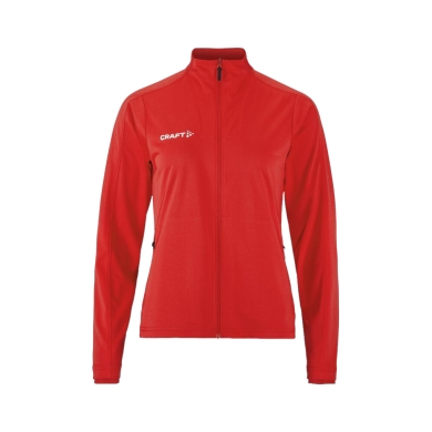 Craft Sportowa kurtka treningowa Evolve 2.0 Full Zip (wytrzymała, elastyczna) czerwona damska