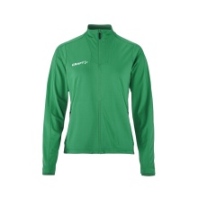 Craft Sportowa kurtka treningowa Evolve 2.0 Full Zip (wytrzymała, elastyczna) zielona damska