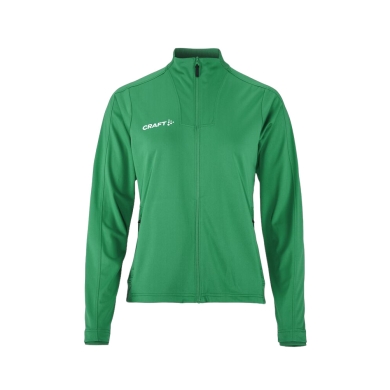 Craft Sportowa kurtka treningowa Evolve 2.0 Full Zip (wytrzymała, elastyczna) zielona damska