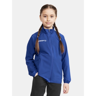 Craft Sportowa kurtka treningowa Rush 2.0 Full Zip (wysoka elastyczność) kobaltowa dziecięca