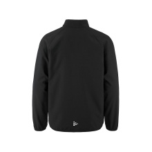 Craft Sportowa kurtka treningowa Rush 2.0 Full Zip (wysoka elastyczność) czarna dziecięca