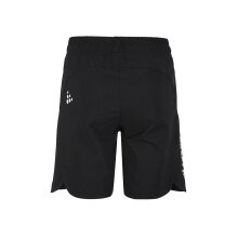 Craft Spodenki Sportowe Rush 2.0 Short (100% Poliester) czarne dziecięce