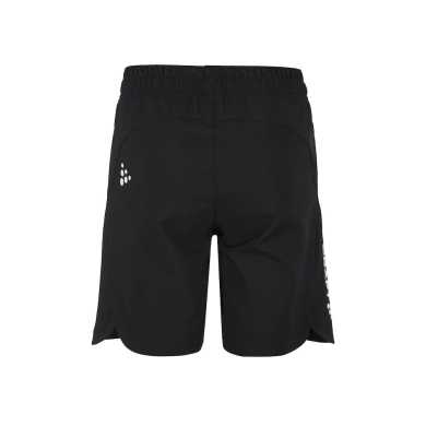 Craft Spodenki Sportowe Rush 2.0 Short (100% Poliester) czarne dziecięce