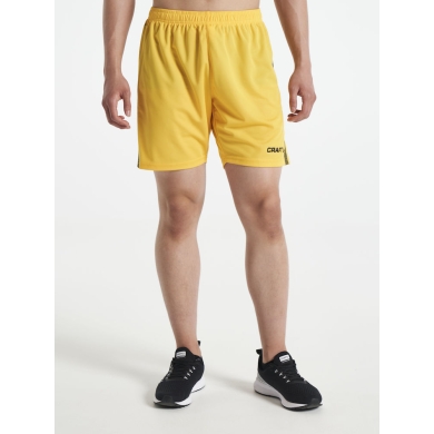 Craft Spodenki Sportowe Short Pro Control krótkie żółto/czarne męskie