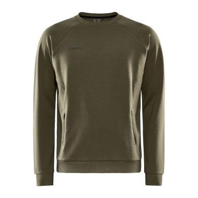 Craft Sweatshirt Core Soul Crew (komfortowy krój) khaki zielony męski