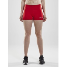 Craft Sport-Tight Squad Hotpants (materiał funkcjonalny, dopasowany) krótki czerwony damski