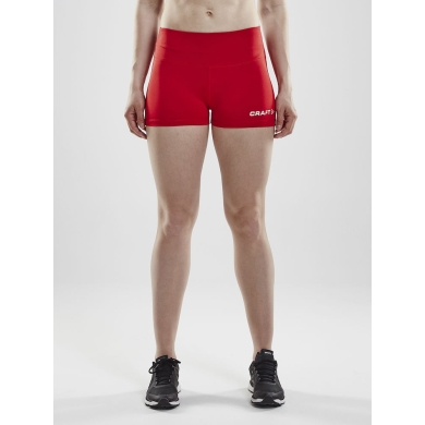 Craft Sport-Tight Squad Hotpants (materiał funkcjonalny, dopasowany) krótki czerwony damski