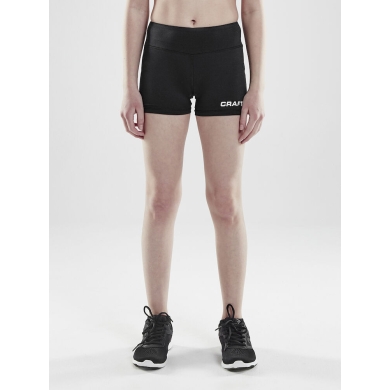 Craft Sport-Tight Squad Hotpants (materiał funkcjonalny, dopasowany) krótki czarny dziecięcy