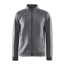 Craft Kurtka treningowa Core Soul Full Zip (Zamek błyskawiczny z przodu, miękki materiał) ciemnoszary Mężczyźni